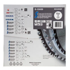 Makita B-33439 Specialized Circular Saw Blade For Metal Cutting 305mm X 25.4mm X 60T -Optimal Tool Store file input 1684151777375 73222.1684151779